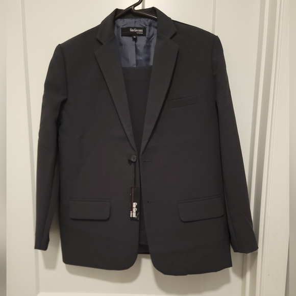 Youth Boys gray 2 piece suit size 14 - Picture 2 of 7